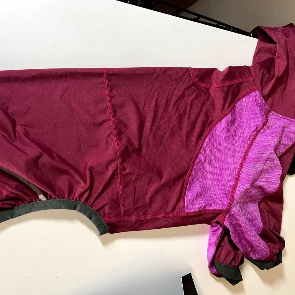 Helios Pet Life Yoga Dog suit hooded pink XL NWT
